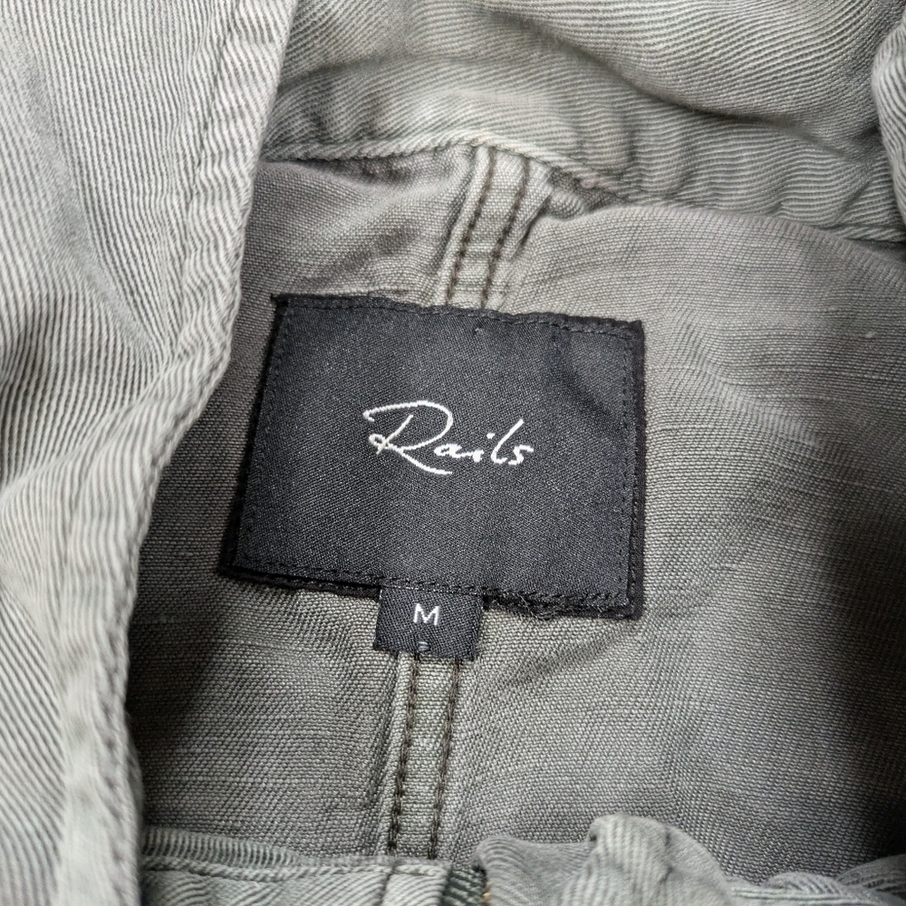 Rails Jacket Women's M Green Pine Light Lyocell L… - image 5